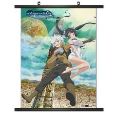 Is it Wrong to Try to Pick Up Girls in a Dungeon Wallscroll 01