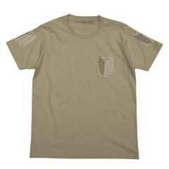 Attack on Titan T-shirt: Scouting Legion brown