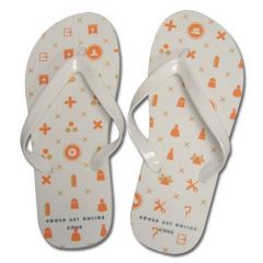 Menu Icon Uni-Sex Flip Flop Slippers 26cm