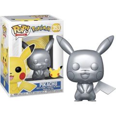 Pikachu (Silver Metallic) 10 inch - Funko Pop! Games - Pokemon