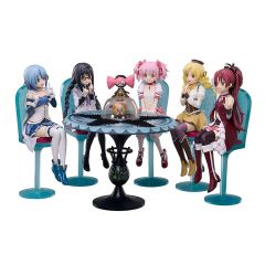Puella Magi Madoka Magica The Movie: Rebellion PVC Statue Tea Party Cake Song Ver. Set 18 cm    