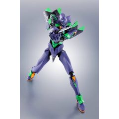 Evangelion: 3.0+1.0 Thrice Upon a Time Robot Spirits Action Figure Side EVA  Evangelion Test Type-01 + Spear of Cassius Renewal Color Edition Reissue 