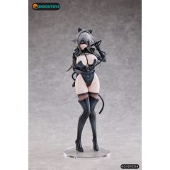 K Pring Original Character Statue 1/6 Cat Woman Happy-chan Different Color Edition 27 cm