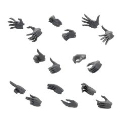 Megalomaria Unlimited Universe Model Kit Accessory Set Ex Hand Unit Male Type A