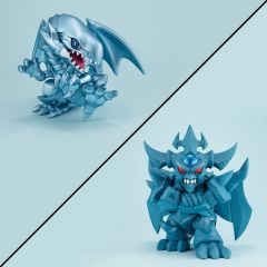 Yu-Gi-Oh! Duel Monsters Megatoon PVC Statue Blue Eyes White Dragon & Obelisk the Tormentor (with gift) 