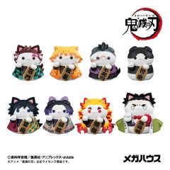 Demon Slayer: Kimetsu no Yaiba Mega Cat Project Trading Figures 8-Pack Fortune Cats Ver. 01 7 cm Blind Box (with gift) 