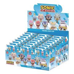 Sonic the Hedgehog PVC Bag Clips Flocking Series 5 Display (24)