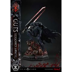 Berserk Ultimate Premium Masterline Series Statue 1/4 Guts, Berserker Armor Grunbeld vs. Guts Deluxe Bonus Version 94 cm 
