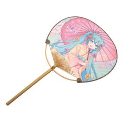 Hatsune Miku Non-Folding Uchiwa Fan Miku Kimono 