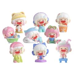 Original Character Trading Figures Blind Box 8-Pack Lazy Home Diary 9 cm  