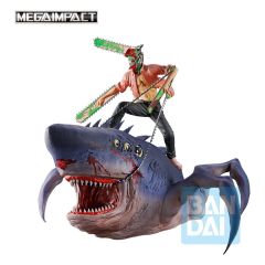 Chainsaw Man - The Movie: Reze Arc Ichibansho Megaimpact PVC Figure Chainsaw Man & Beam 23 cm