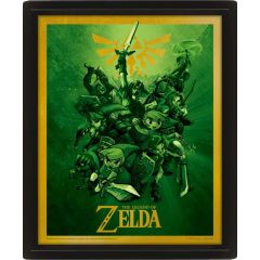The Legend of Zelda 3D Lenticular Poster (Link) 29 x 24 cm