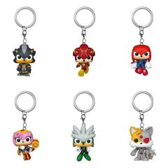Sonic the Hedgehog POP! Vinyl Keychains 4 cm Display (12)