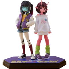Milky Subway The Galactic Limited Express Pop Up Parade PVC Figur Chiharu & Makina 15 cm