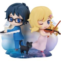 Your Lie in April Qset Mini-Figure 2-Pack Kaori Miyazono & Kosei Arima 9 cm