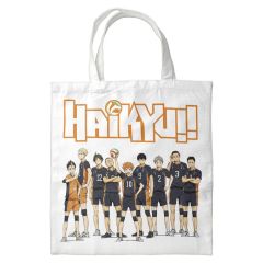 Tote Bag Haikyu White 40 x 35 cm