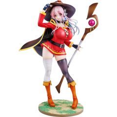 Super Sonico x Konosuba PVC Statue 1/7 Super Sonico Megumin collaboration Ver. 25 cm