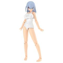 Frame Arms Girl Plastic Model Kit Mizuki School Swimsuits White Ver. 16 cm