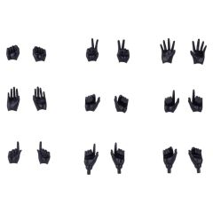 Megami Device M.S.G. Plastic Model Kit 1/1 09 Hand Set Skin Color Black