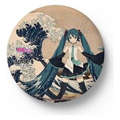 Hatsune Miku x Katsushika Hokusai iXima Large Pinback Button The Great Wave off Kanagawa (5)