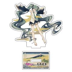 Hatsune Miku x Katsushika Hokusai iXima Die-Cut Acrylic Stand A Sketch of Tago Bay at Ejiri on the Tokaido 10 cm (5)