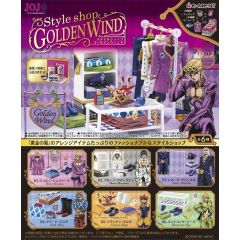 JoJo's Bizarre Adventure Mini Figures Style Shop Golden Wind Blind Box Display (6)