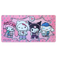 Sanrio Pink Black Party Series XXL Mousepad Hello Kitty & Friends Pop