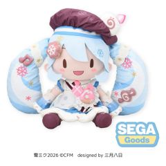 Character Vocal Series 01: Hatsune Miku Fuwa Petit Plush Figure Snow Miku 2026 Dodeka Jumbo 50 cm   