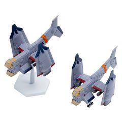 Rebuild of Evangelion SYUTO Tiny Scale Plastic Model Kit UNAF Close Air Support VTOL Aircraft YAGR-3B 5 cm